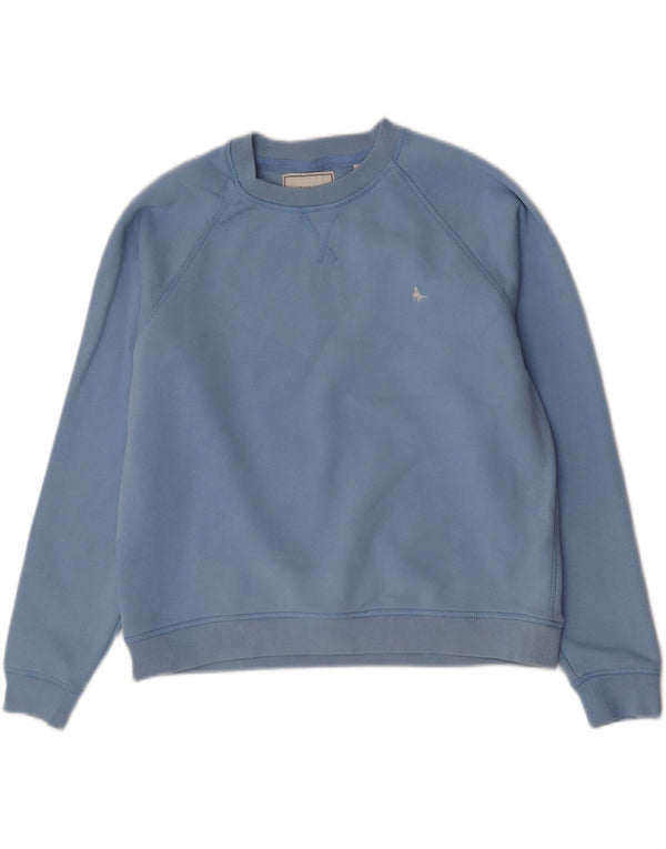 Jack Wills Damen-Sweatshirt-Pullover, UK-Größe 44, Größe L, Blau, Baumwolle
