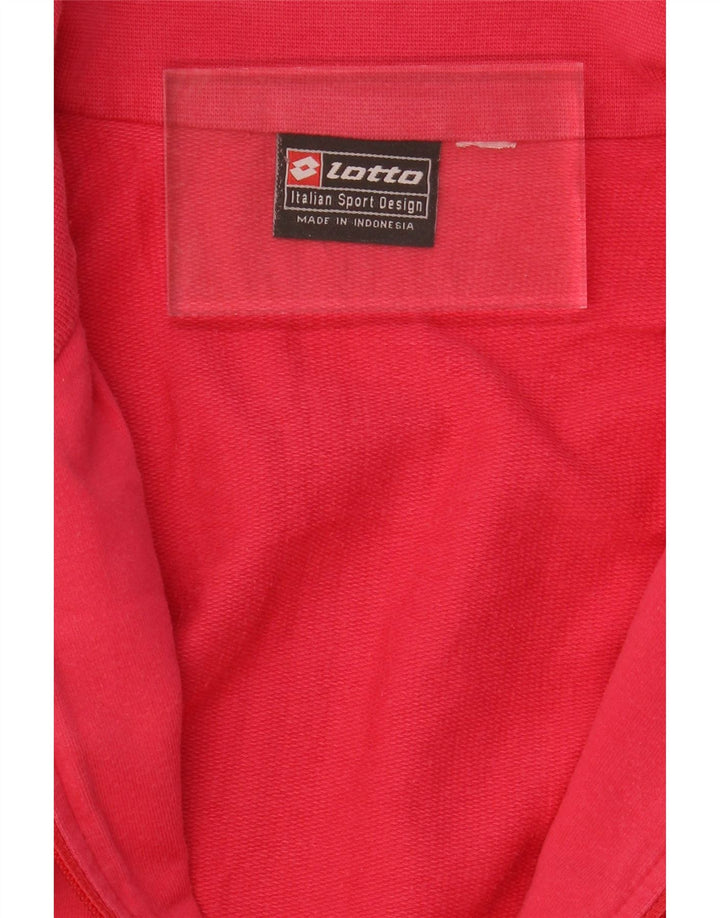 LOTTO Womens Tracksuit Top Jacket UK 14 Medium Pink Vintage Lotto and Second-Hand Lotto from Messina Hembry 