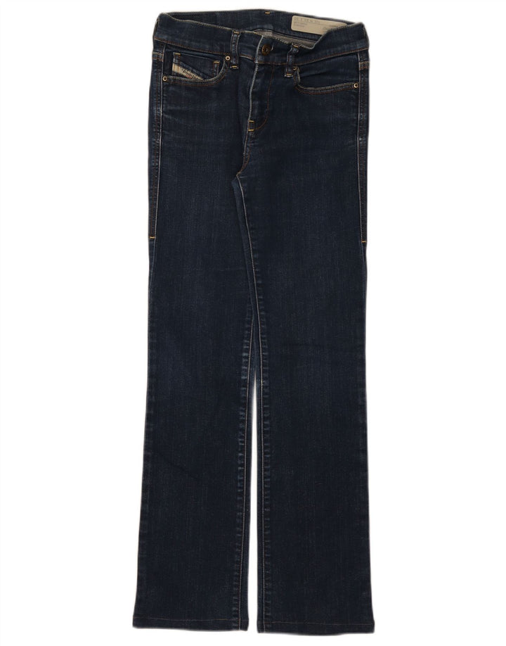 Diesel Damen Bootzee-St Regular Slim Bootcut Jeans W23 L27 Marineblau