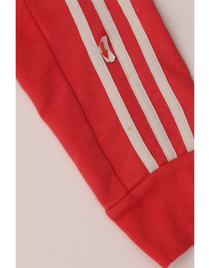 Adidas Damen Climalite Trainingsanzug Top Jacke UK 12/14 Mittelrot
