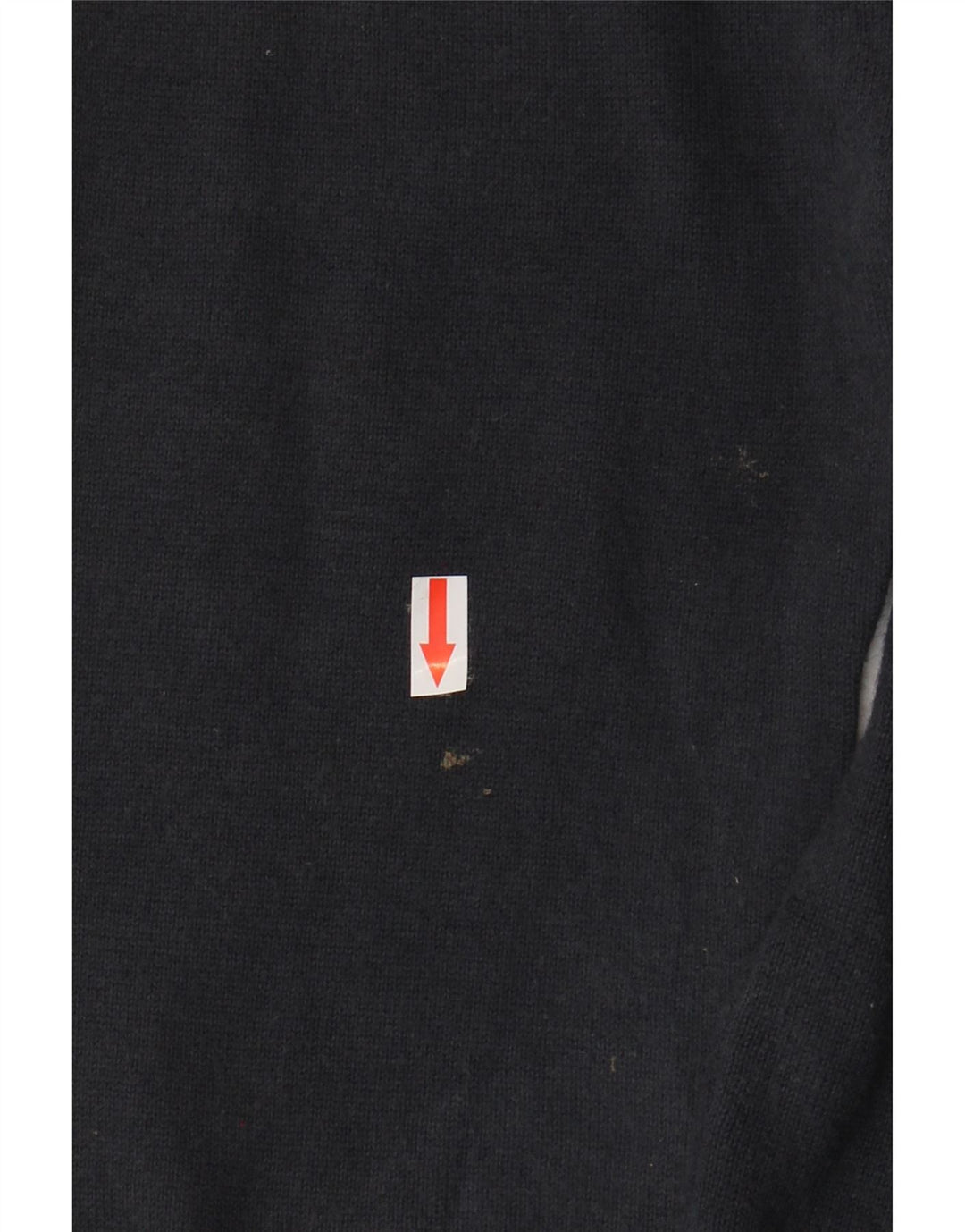 Massimo Dutti Herren-Pullover mit Reißverschluss am Hals, EU 38, mittelmarineblaue Baumwolle