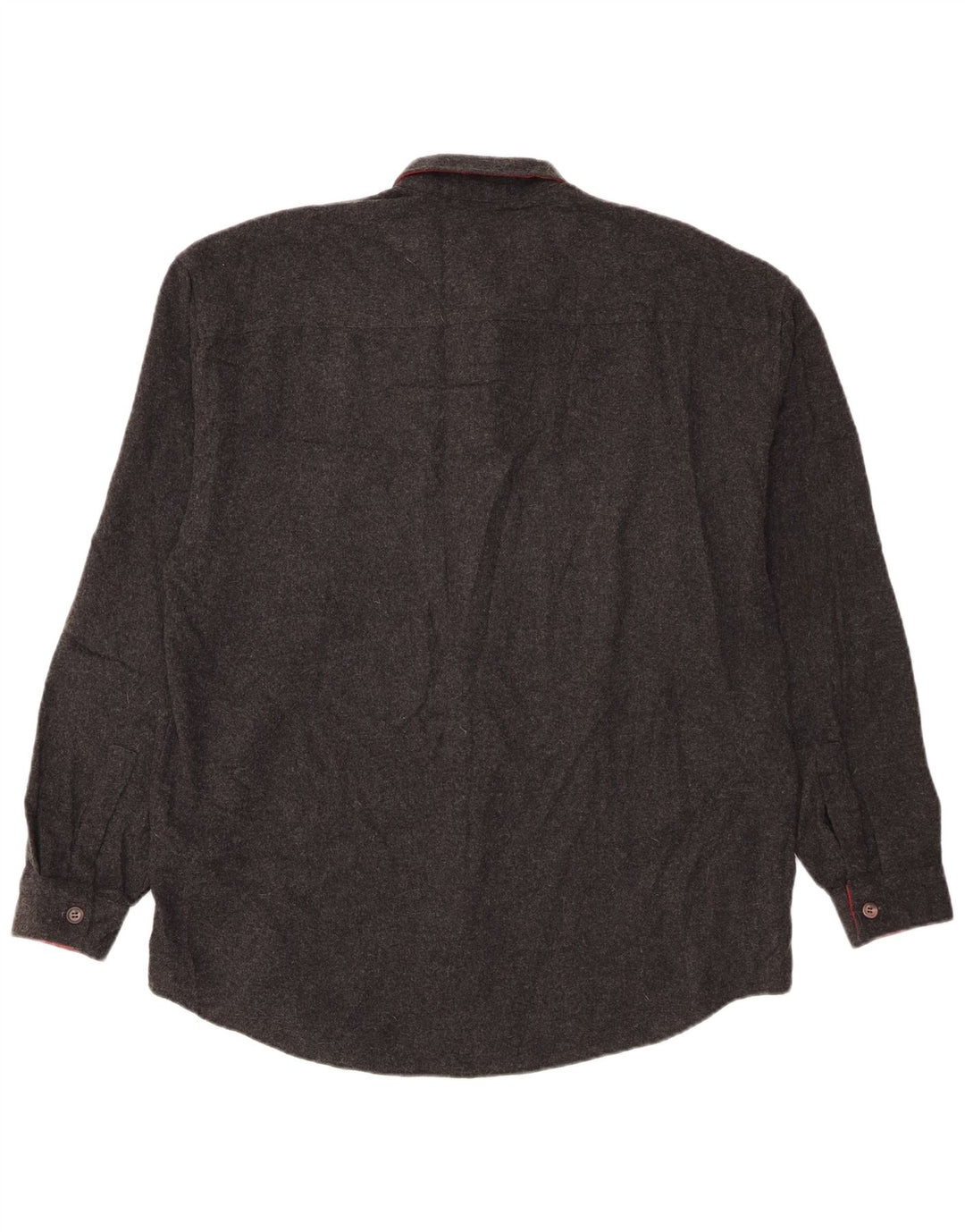 Vintage Herren Flanellhemd Große schwarze Baumwolle