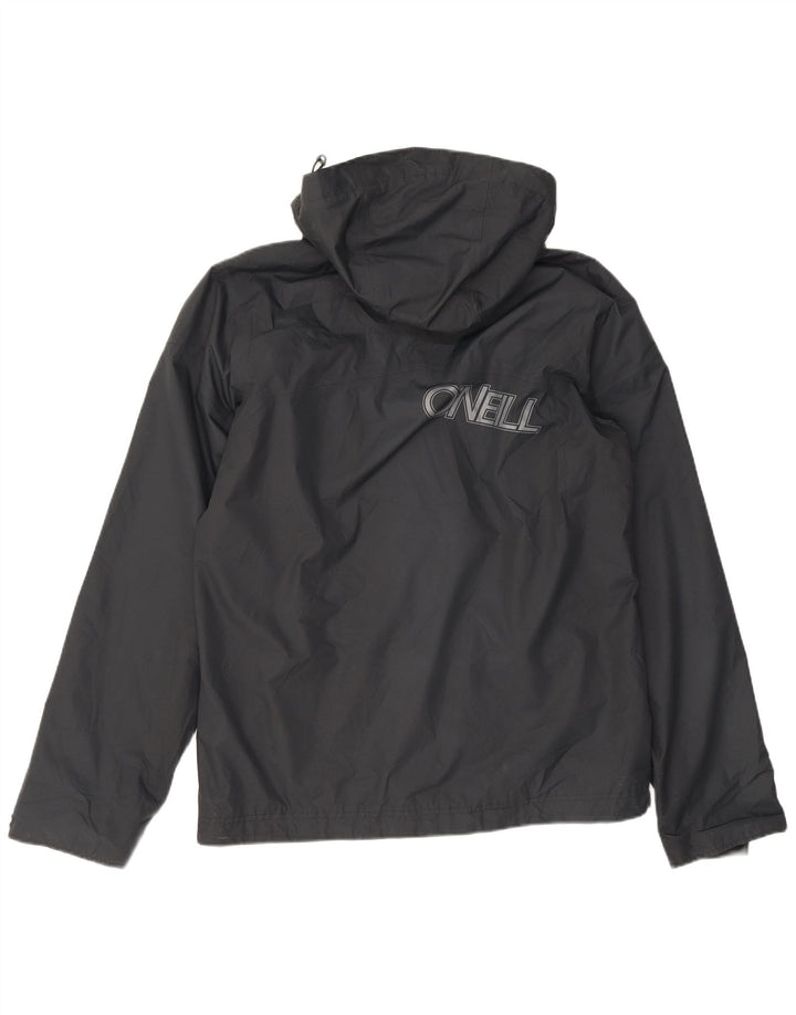 O'Neill Herren-Windbreakerjacke mit grafischer Kapuze, UK 34, XS, Schwarz, Polyester