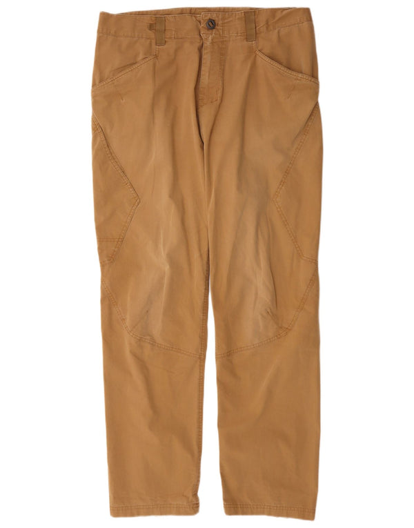 Patagonia Mens Straight Casual Trousers W36 L32 Beige Cotton