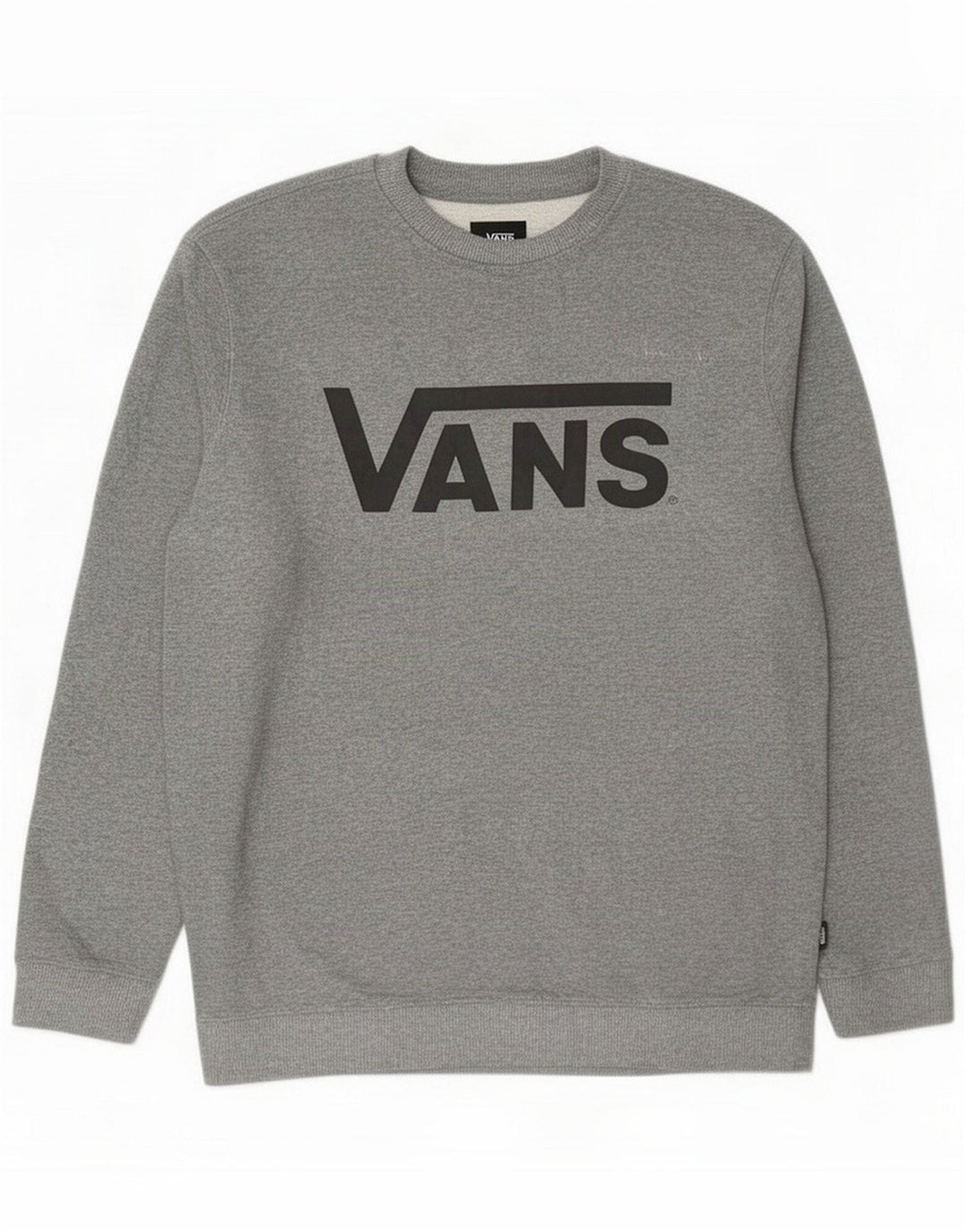 Vans Herren Grafik-Sweatshirt-Pullover XL Graue Baumwolle
