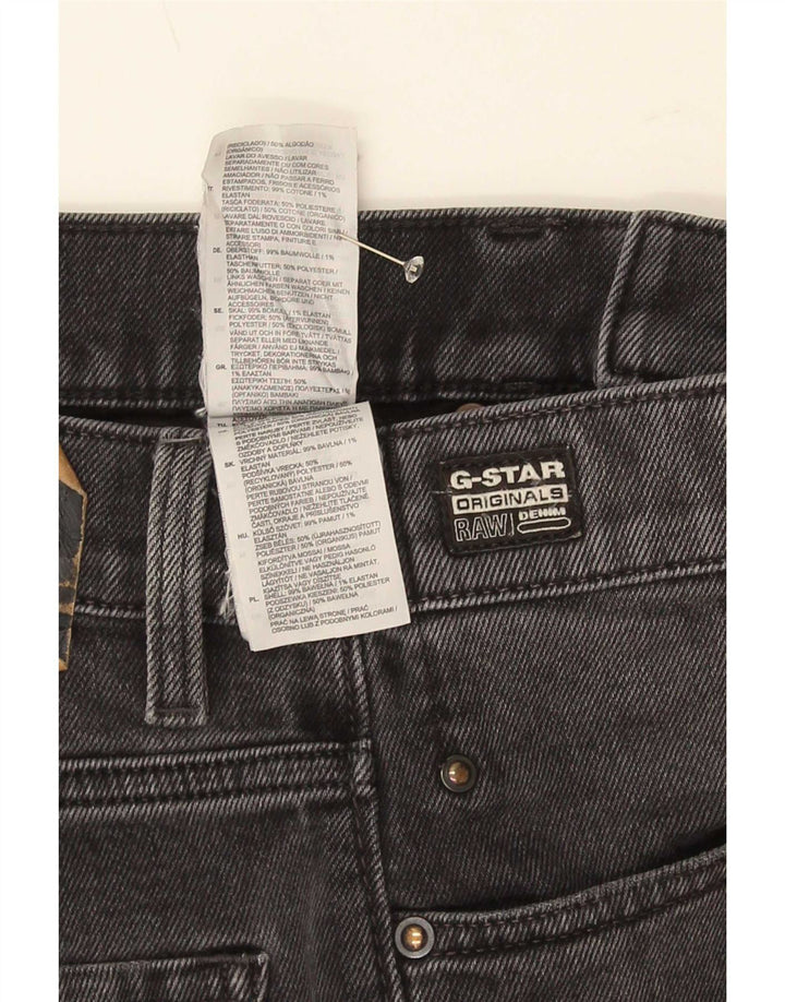 G-Star Herren Straight Jeans W30 L32 Graue Baumwolle