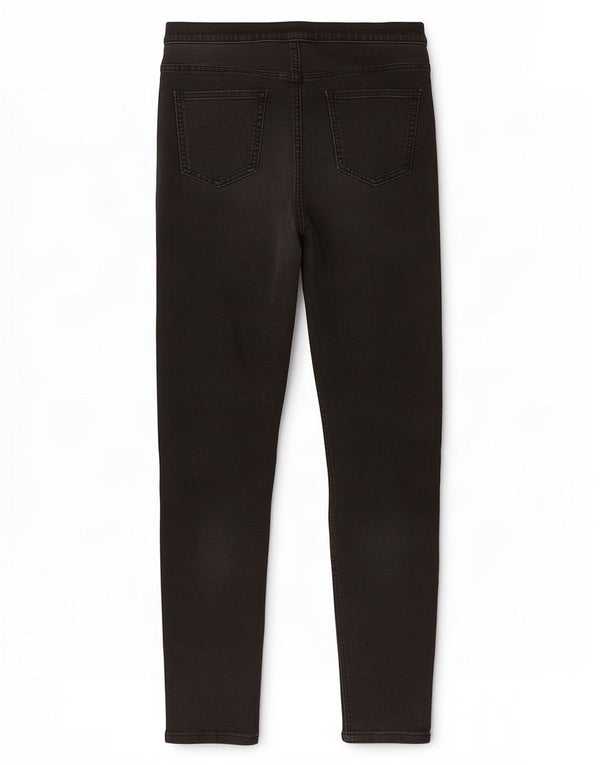 Marks & Spencer Damen Jegging-Jeans UK 14 Medium W30 L29 Schwarze Baumwolle