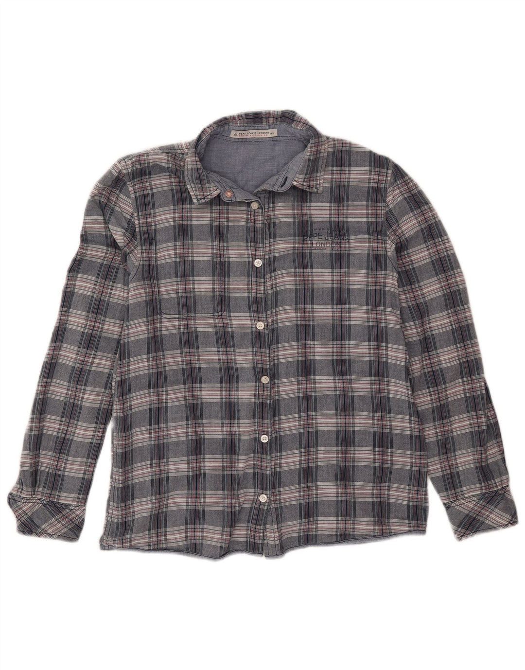 PEPE Jeans Damen Hemd UK 14 Mittelblau