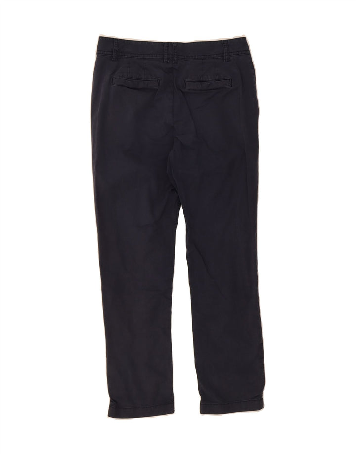 FAT FACE Womens Devon Slim Chino Trousers UK 8 Small W29 L25 Navy Blue Vintage Fat Face and Second-Hand Fat Face from Messina Hembry 