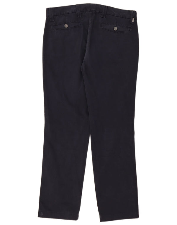 Liu Jo Herren-Chinohose, normal, W36, L31, Marineblau, Baumwolle