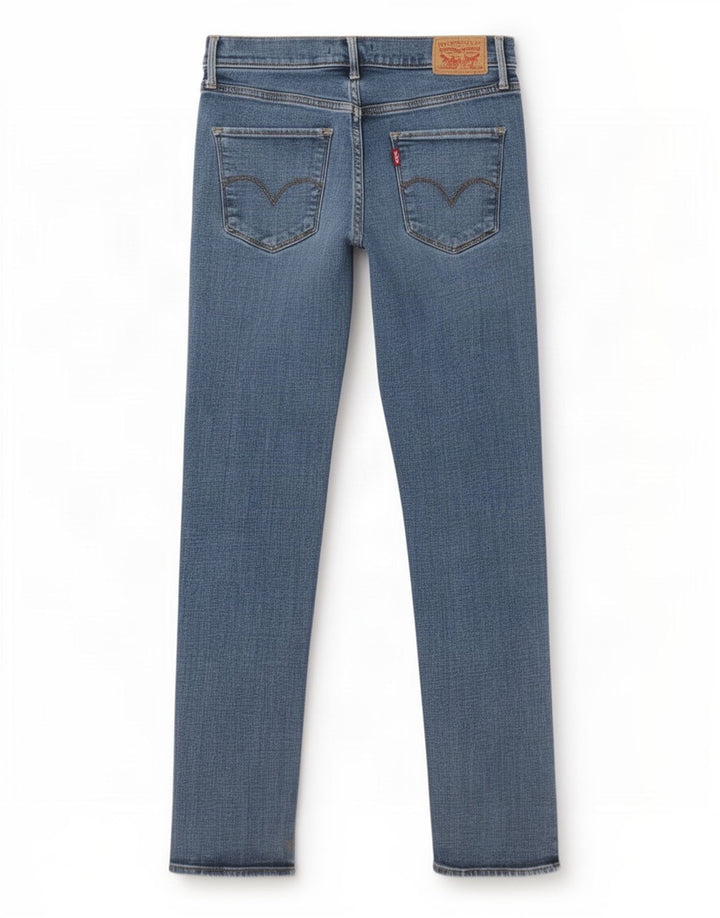 Levi's Damen 314 Shaping Straight Jeans W29 L29 Blau