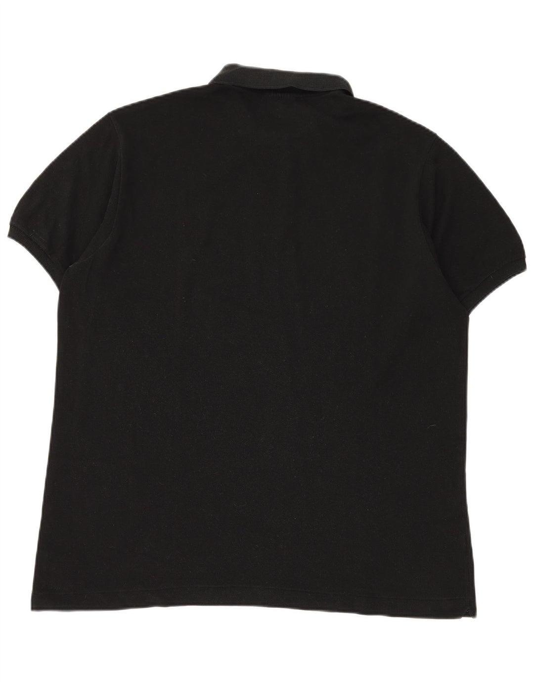 LACOSTE Herren-Poloshirt, Größe 6 XL, schwarze Baumwolle