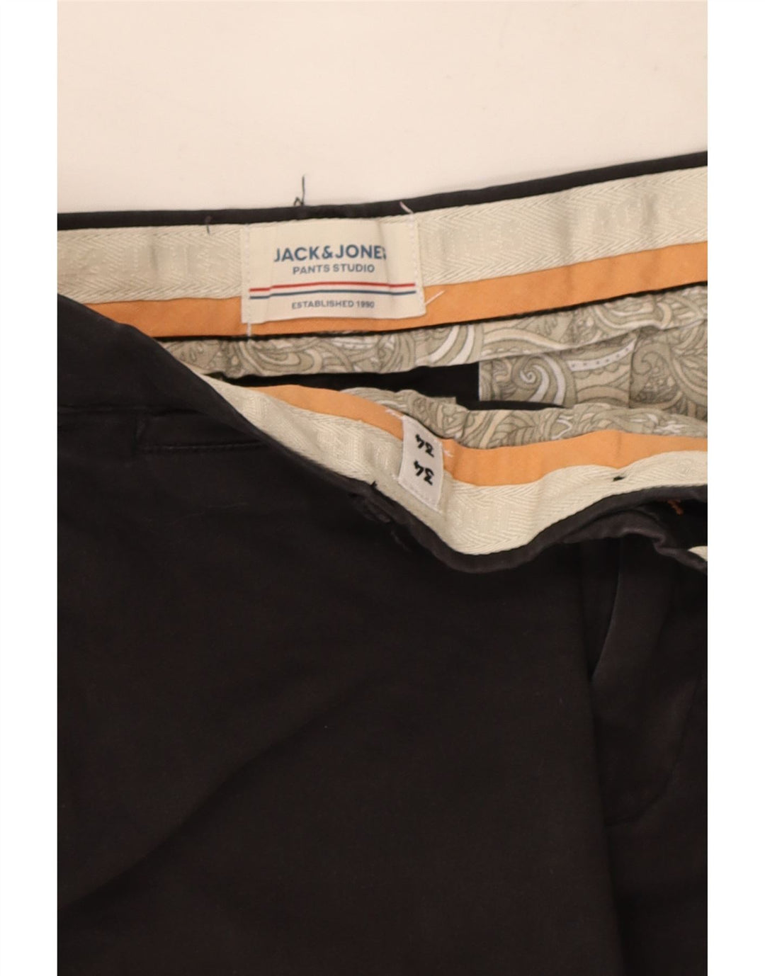 Jack & Jones Slim Chino-Hose für Herren, W34, L31, Schwarz