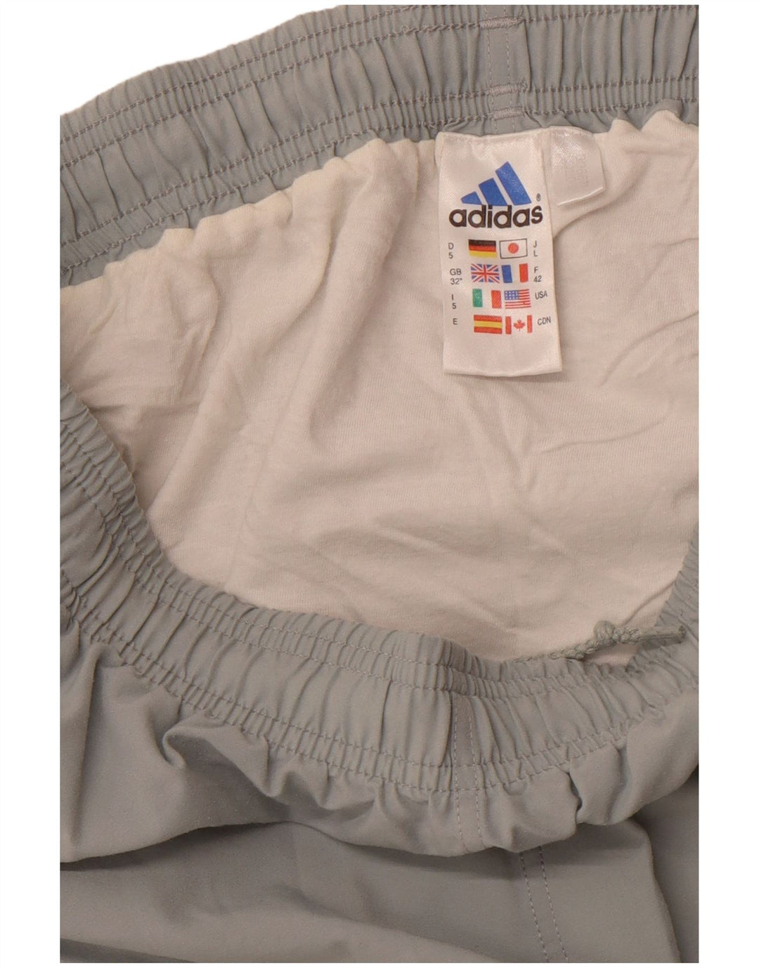 ADIDAS Herren Sportshorts mittelgraues Polyester