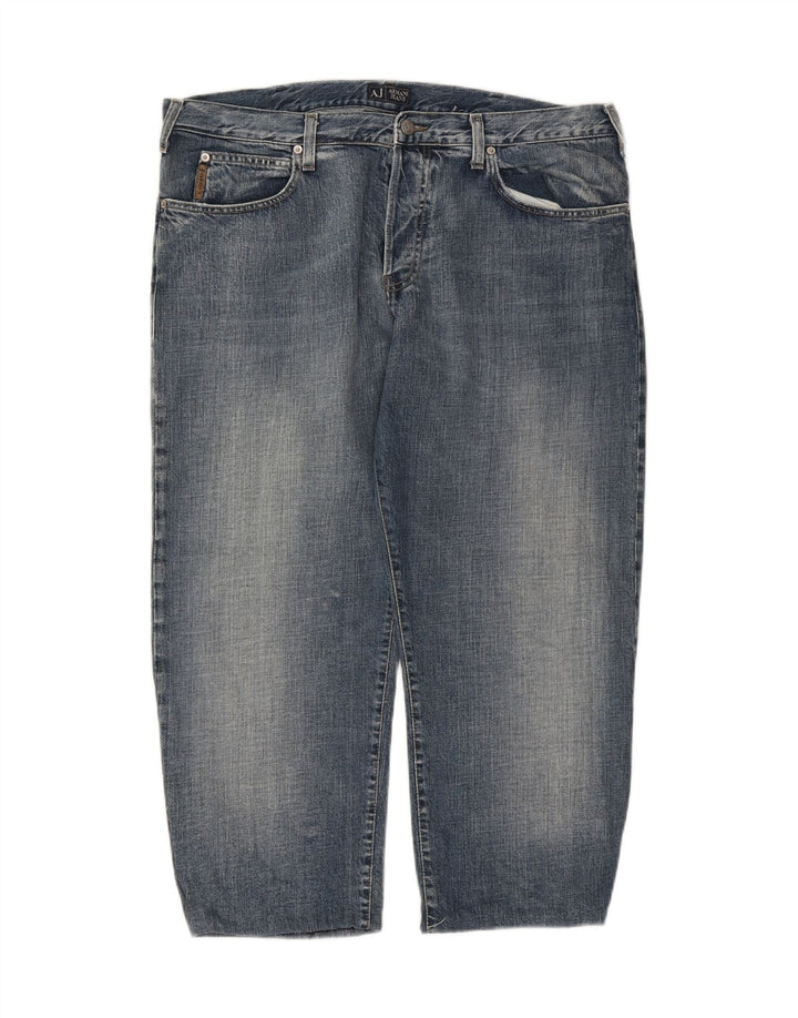 ARMANI Mens Cropped Jeans W40 L24 Blue Cotton Vintage Armani and Second-Hand Armani from Messina Hembry 