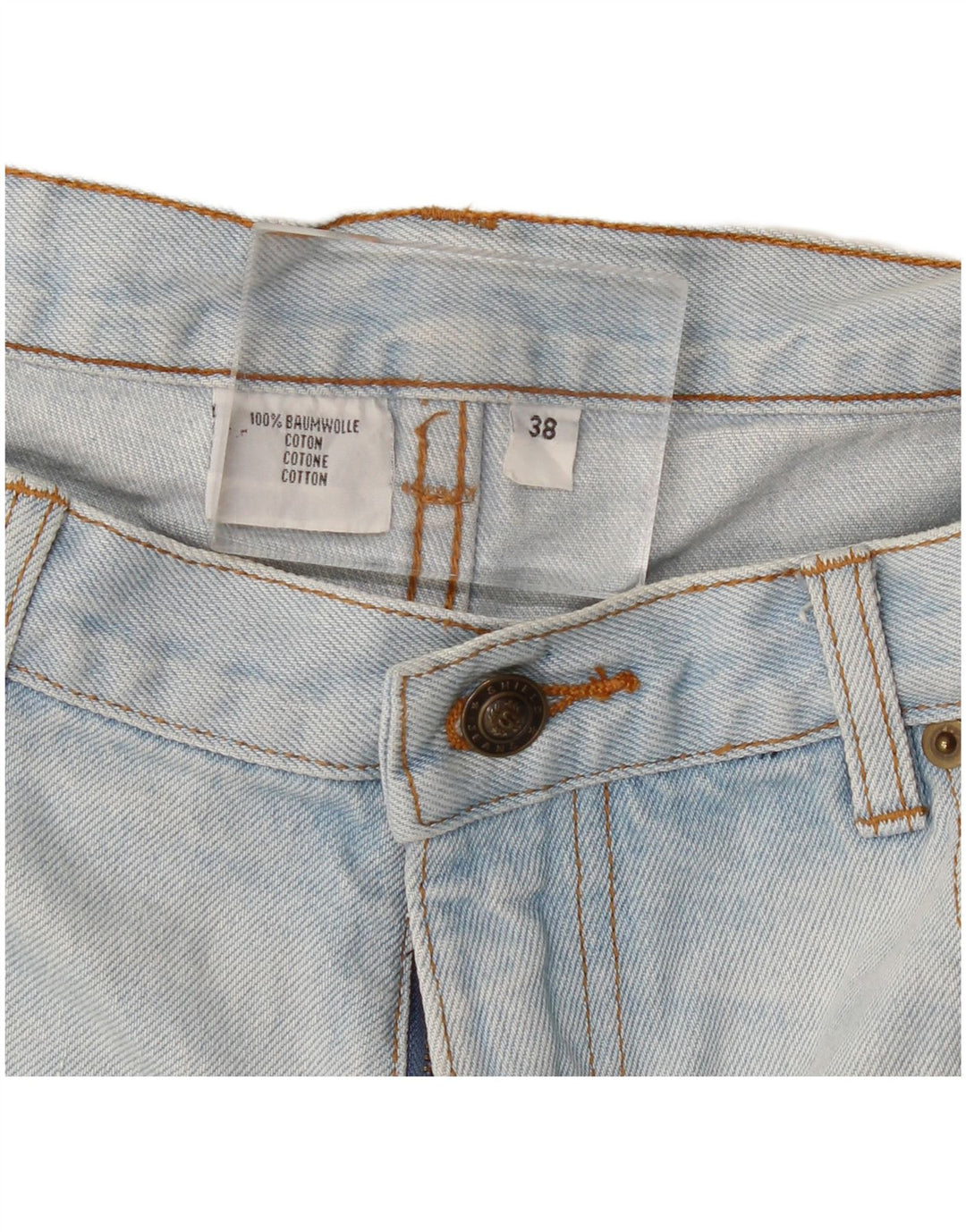 Vintage Damen Jeansshorts W38 XL Blaue Baumwolle