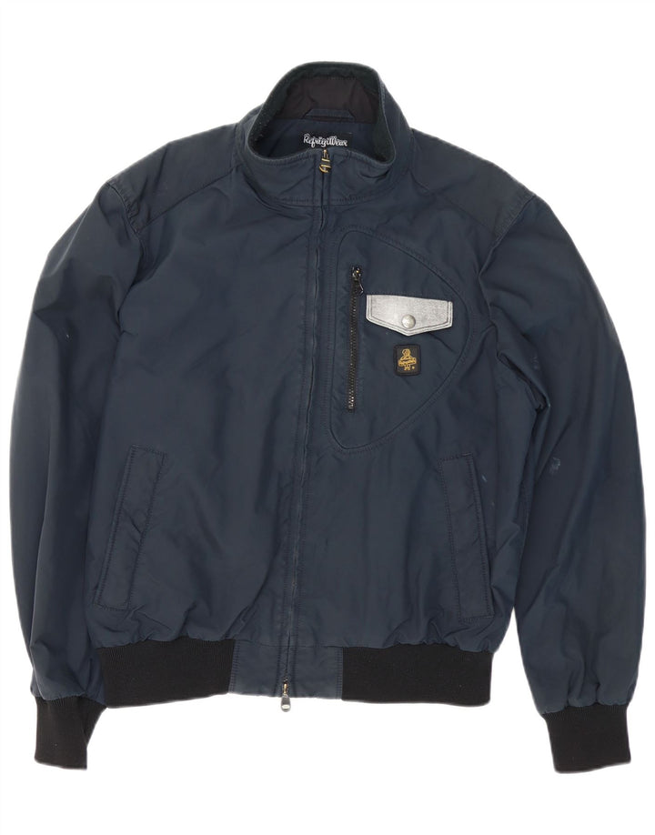 Refrigiwear Herren Bomberjacke UK 44 2XL Marineblaues Nylon
