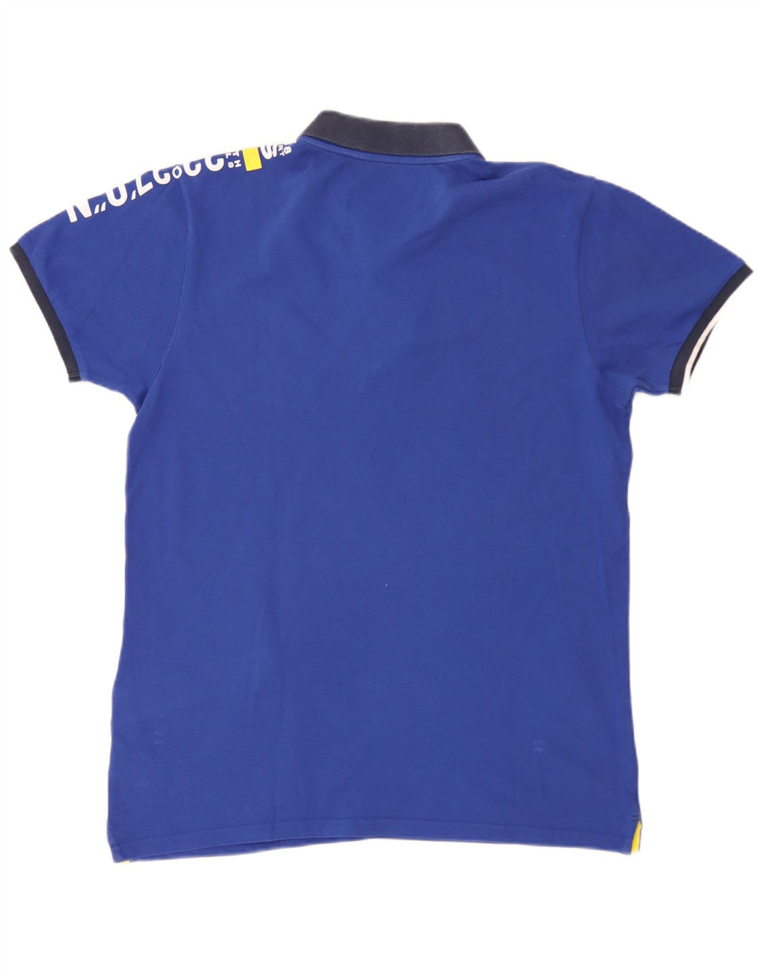 North Sails Herren-Poloshirt mit Grafik, XL, blaue Baumwolle