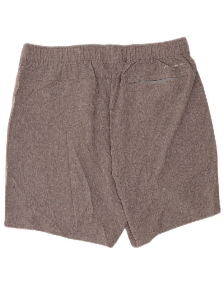 Eddie Bauer Herren Sportshorts XL Grau Polyester