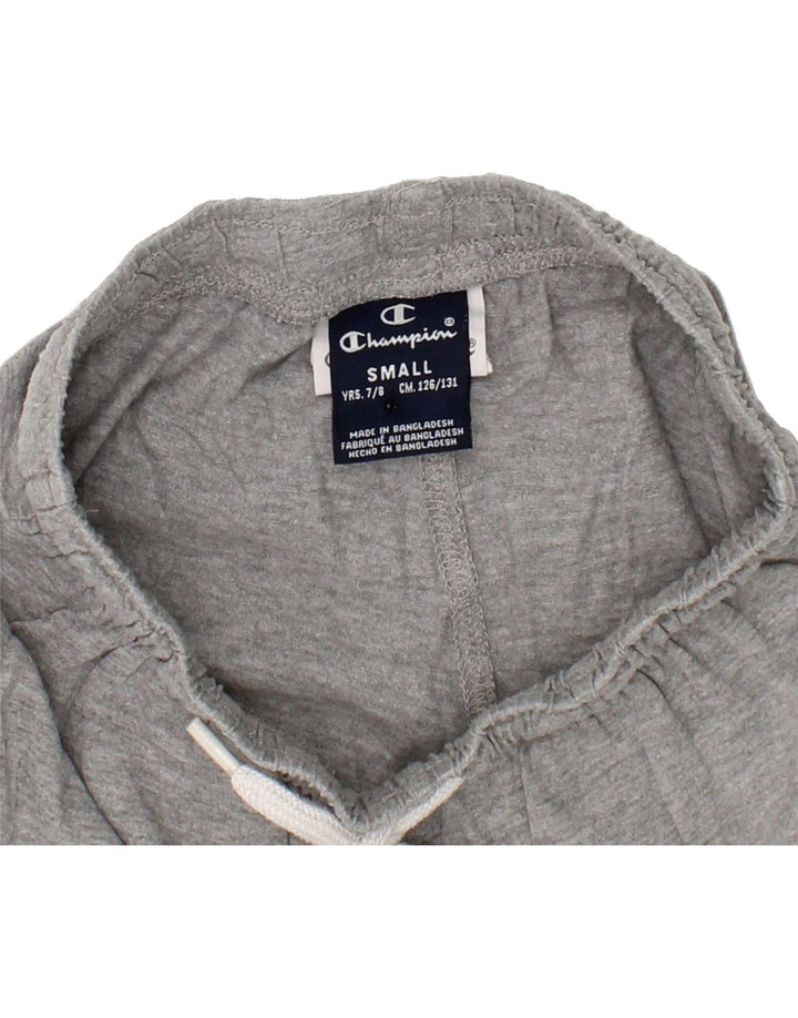 CHAMPION Boys Sport Shorts 7-8 Years Small Grey Cotton Vintage Champion and Second-Hand Champion from Messina Hembry 