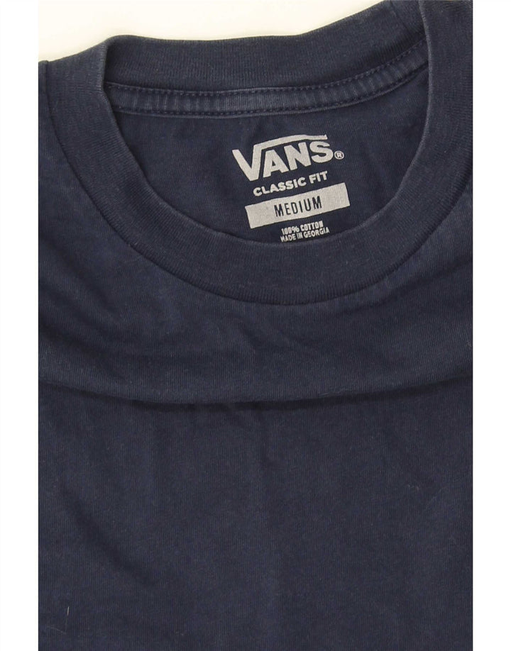 Vans Herren-T-Shirt mit klassischer Passform, mittelmarineblaue Baumwolle
