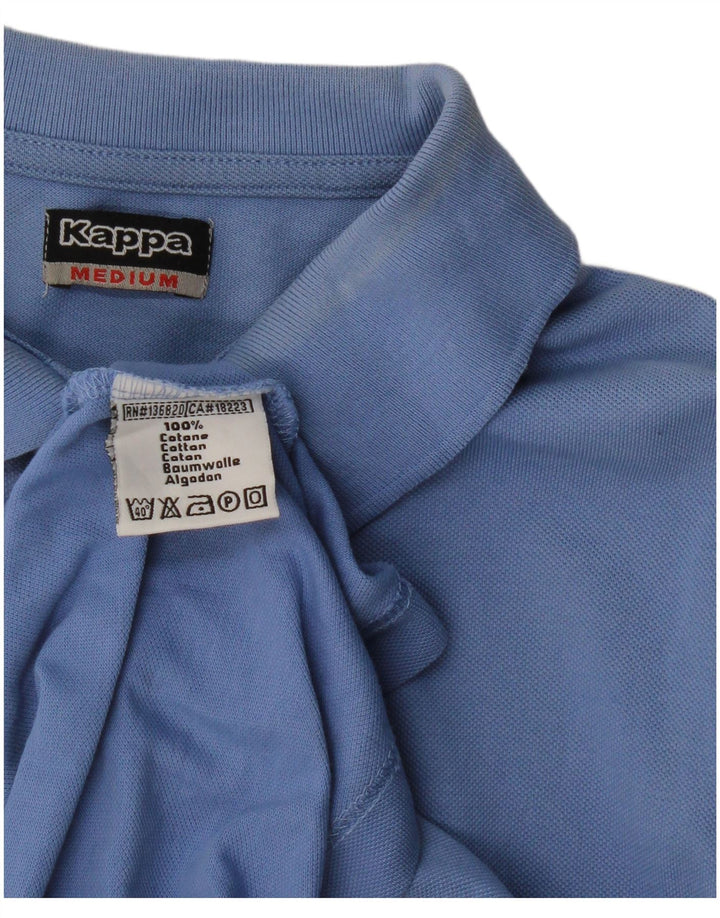 Kappa Herren-Poloshirt aus mittelblauer Baumwolle