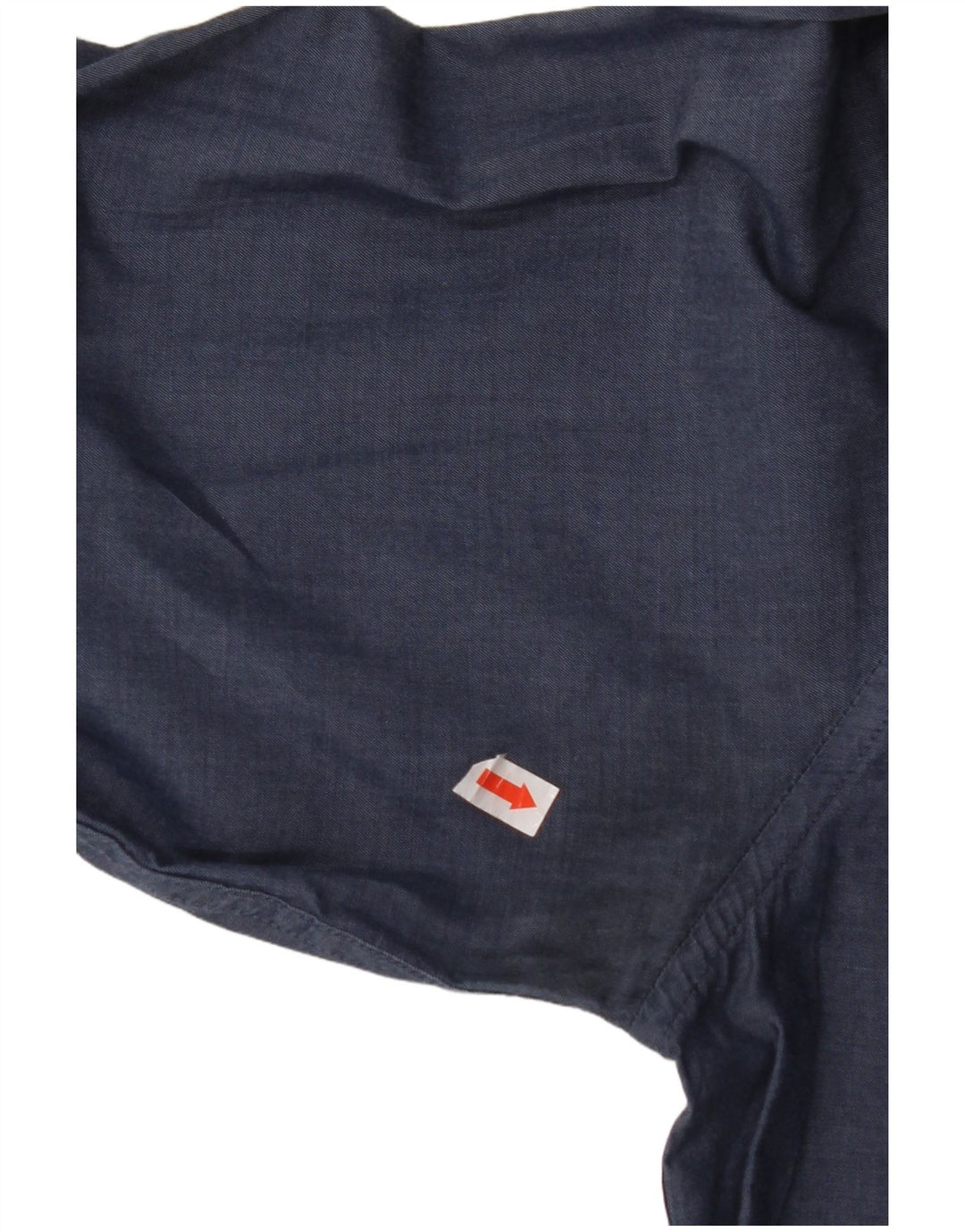 CALVIN KLEIN Herren Slim Fit Hemd Größe 40 Mittelmarineblaue Baumwolle