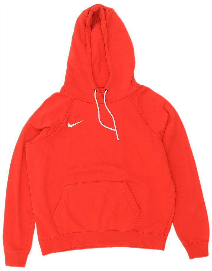 Nike Herren Kapuzenpullover aus mittelroter Baumwolle