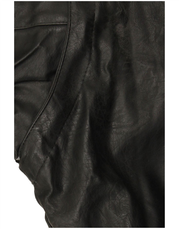 VINTAGE Herren Lederjacke UK 42 XL Schwarz