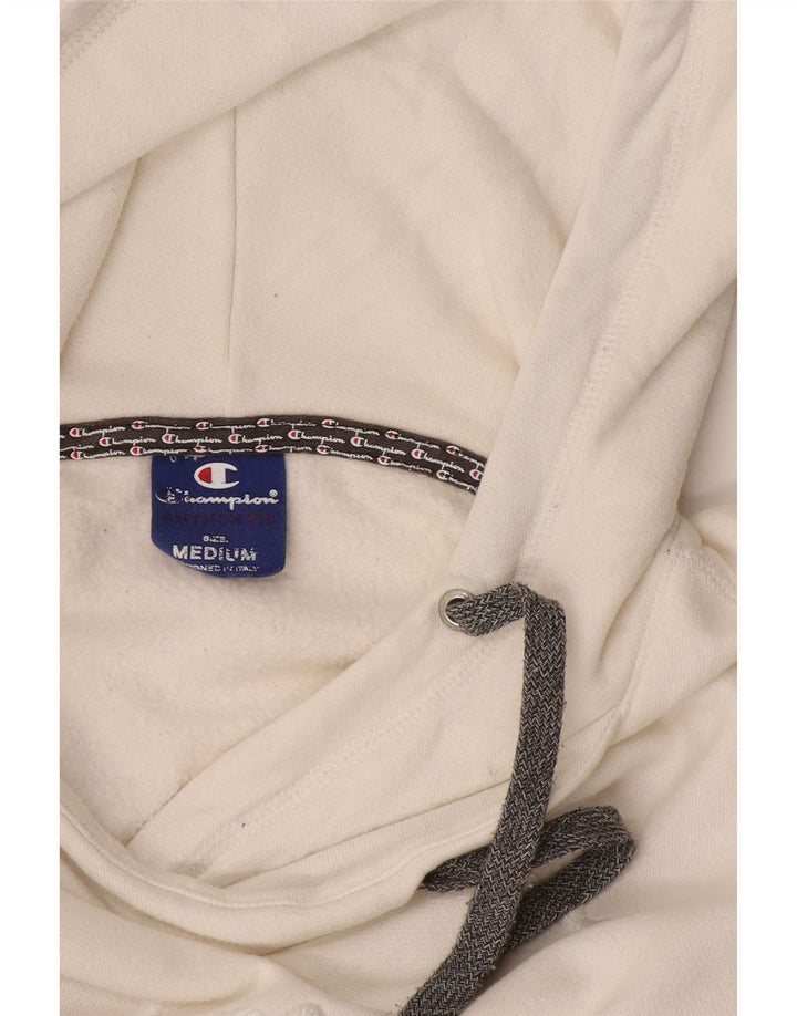 Champion Damen Graphic Hoodie Pullover UK 12 Mittelweiß