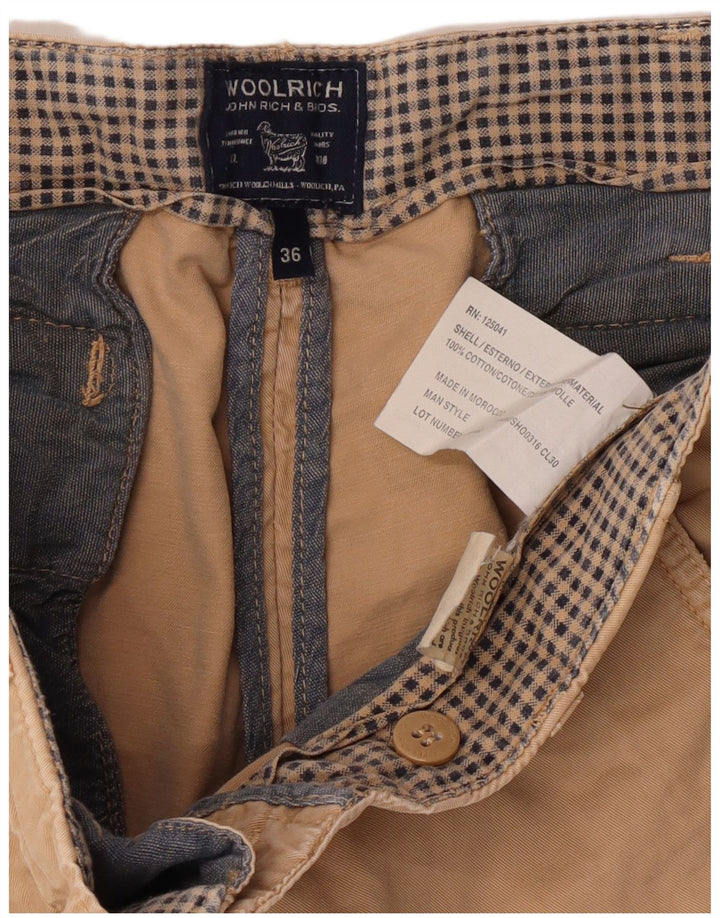 Woolrich Herren Freizeitshorts W36 Large Beige Baumwolle