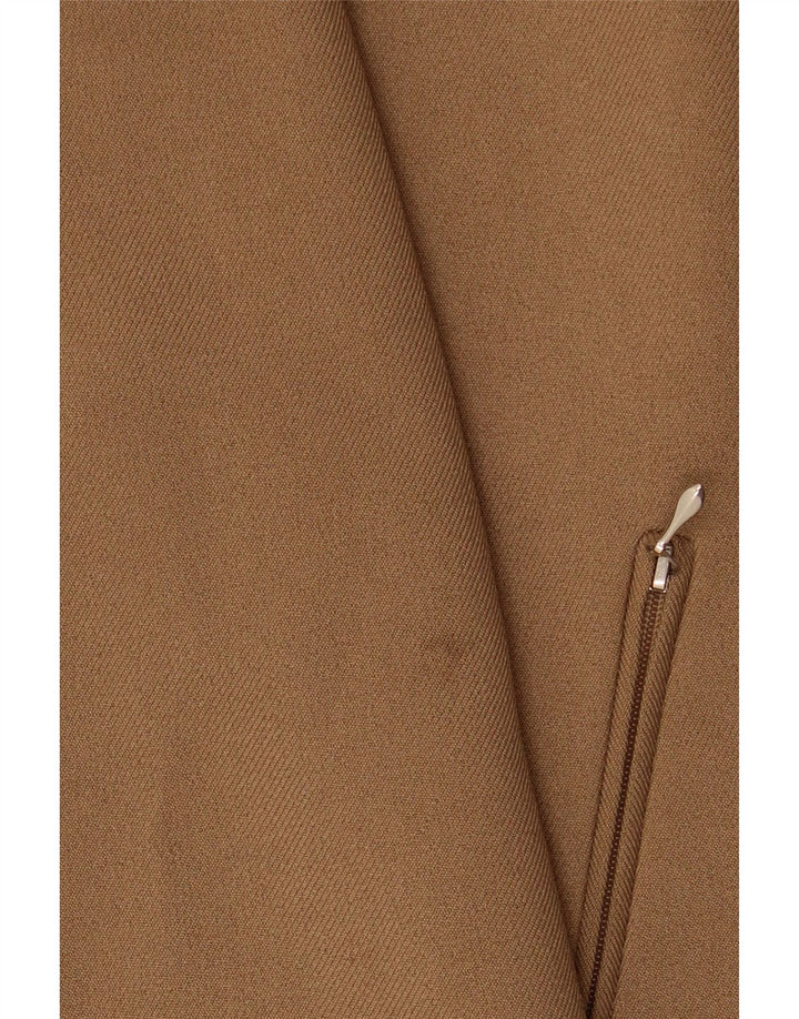 VINTAGE Damen Blazerjacke IT 48 XL Braunes Polyester