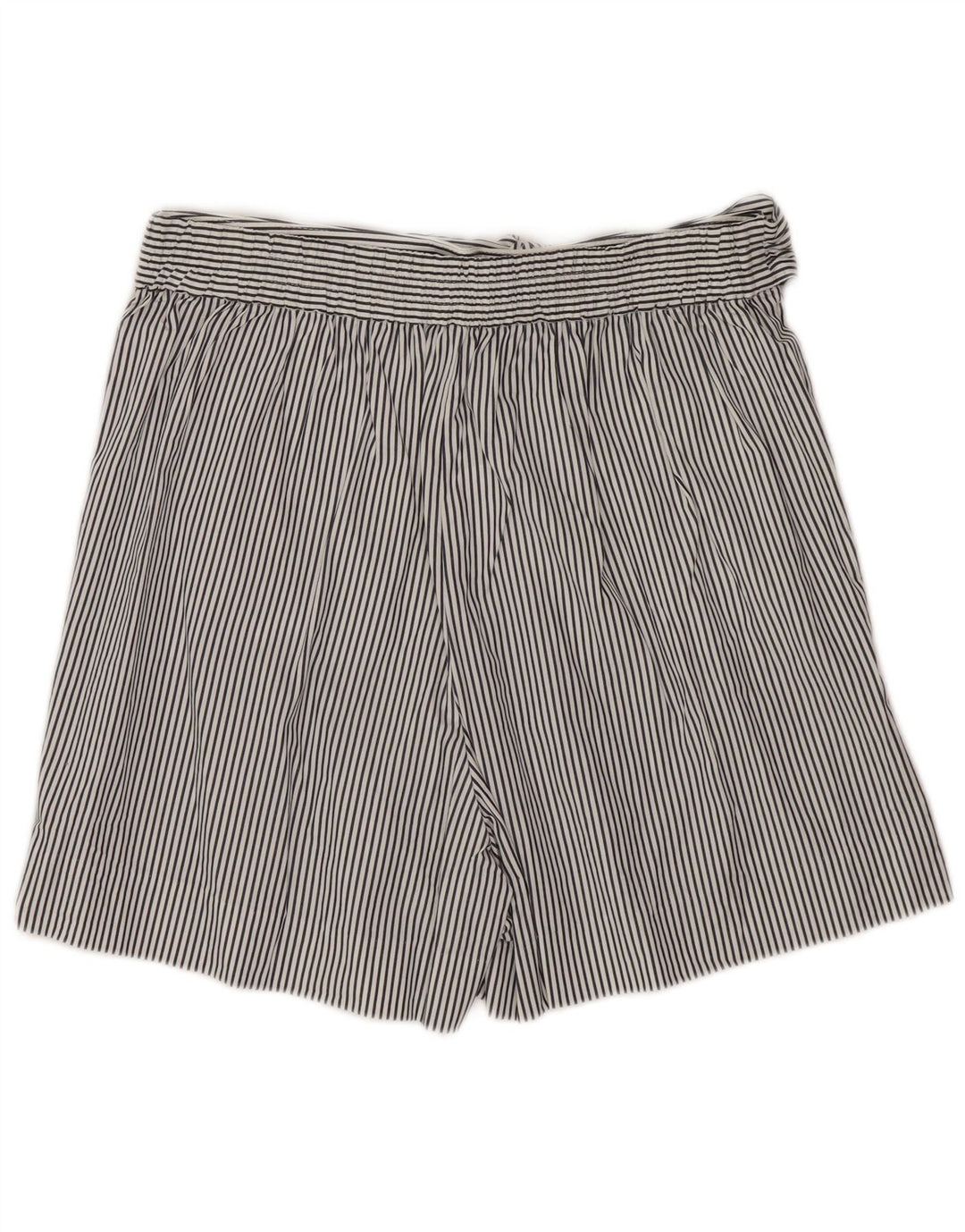 J. CREW Damen Chinoshorts US 4 Small W30 Weiße Nadelstreifen-Baumwolle