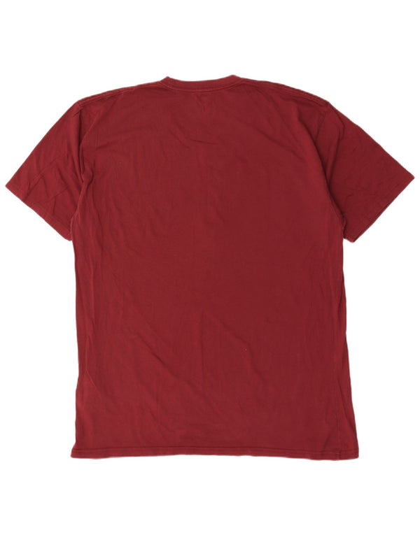 Vans Herren-T-Shirt mit klassischer Passform und Grafik, XL, Burgunderrot, Baumwolle