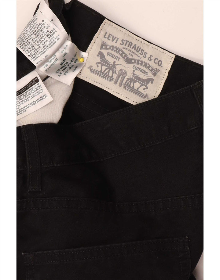 Levi's Slim Chino-Hose für Herren, W29, L30, schwarze Baumwolle