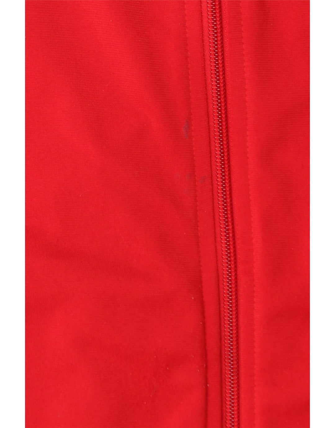 Adidas Herren-Trainingsanzug-Top-Jacke aus mittelrotem Polyester