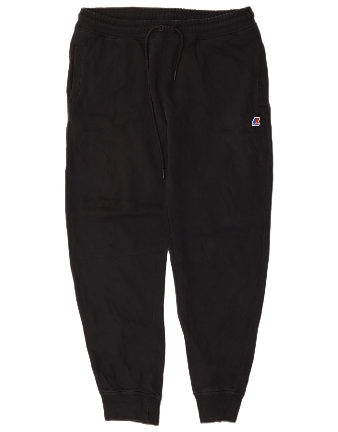 K-Way Herren-Trainingshose, Jogginghose, XL, Schwarz, Baumwolle
