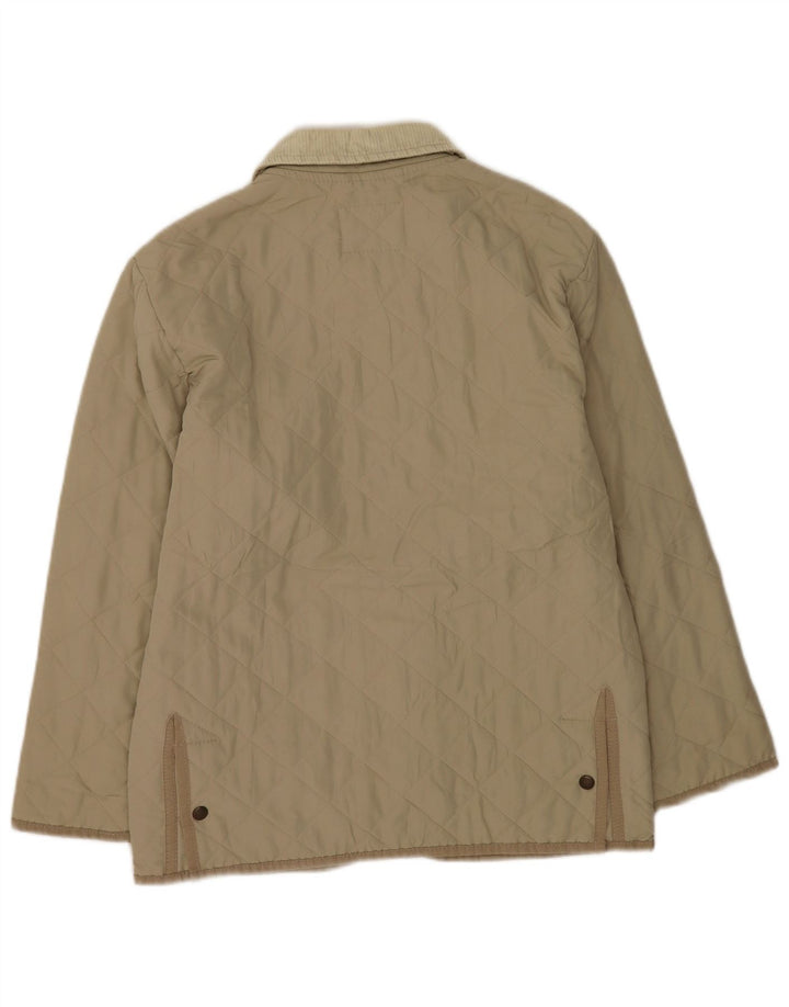 Vintage Herren Steppjacke UK 36 Small Grün Polyester