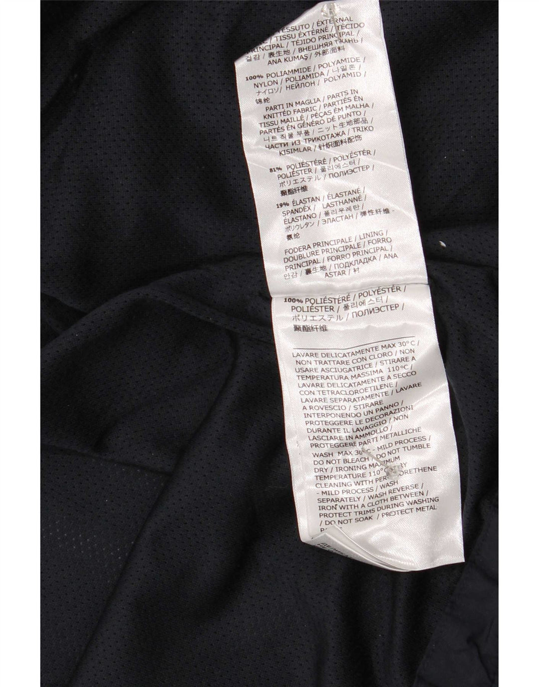 Conte of Florence Herren-Trainingsanzug-Oberteil, große Jacke aus marineblauem Polyester