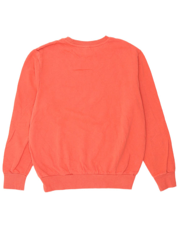 Kangaroos Damen Grafik-Sweatshirt-Pullover UK 16 Große rote Baumwolle