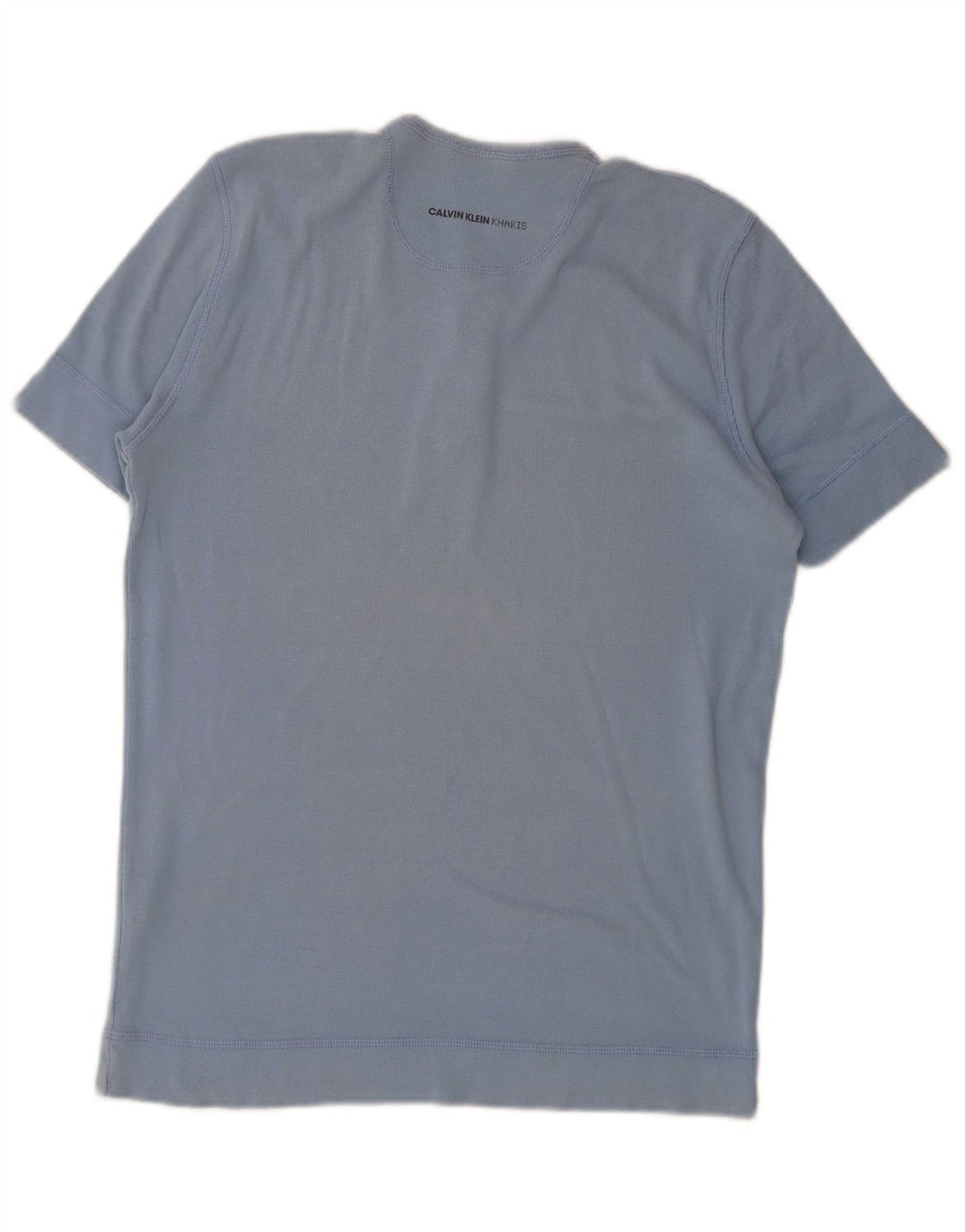 Calvin Klein Herren T-Shirt Top Large Blau Baumwolle