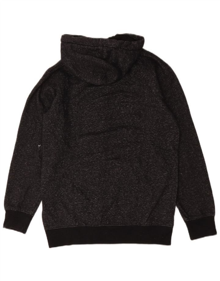 Jack & Jones Herren-Kapuzenpullover mit Grafik, mittelschwarz meliert