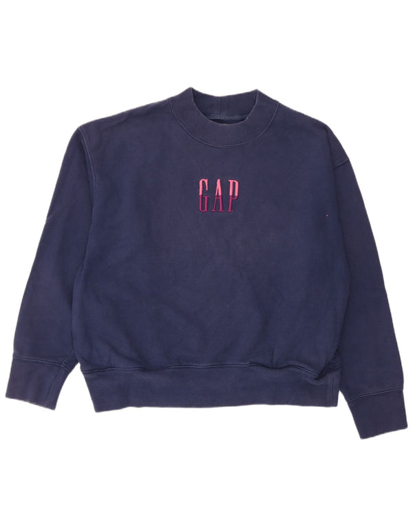 Gap Grafik-Sweatshirt für Damen, UK 16, Größe L, Marineblau, Baumwolle