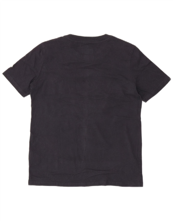 SUPERDRY Grafik-T-Shirt-Oberteil für Damen, Größe S, Marineblau, Baumwolle