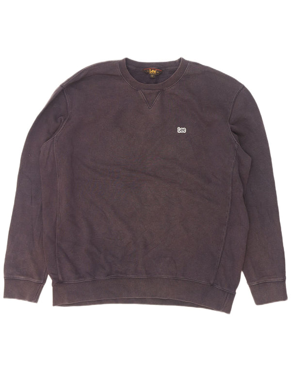Lee Mens Tall Regular Fit Sweatshirt Pullover XL Marineblau