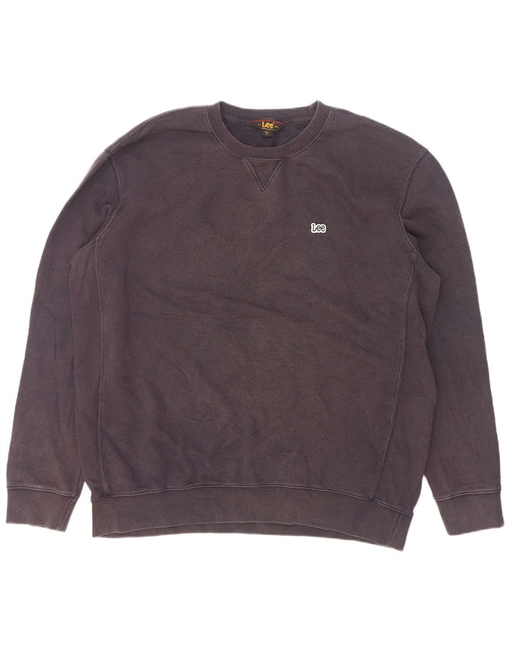 Lee Mens Tall Regular Fit Sweatshirt Pullover XL Marineblau