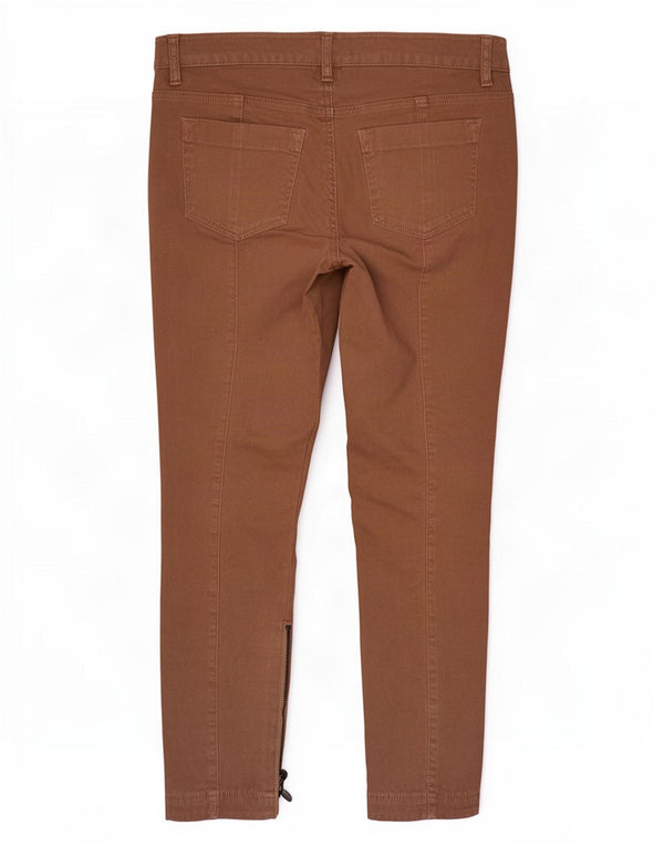 Diesel Damen Slim Casual Hose W28 L27 Braune Baumwolle