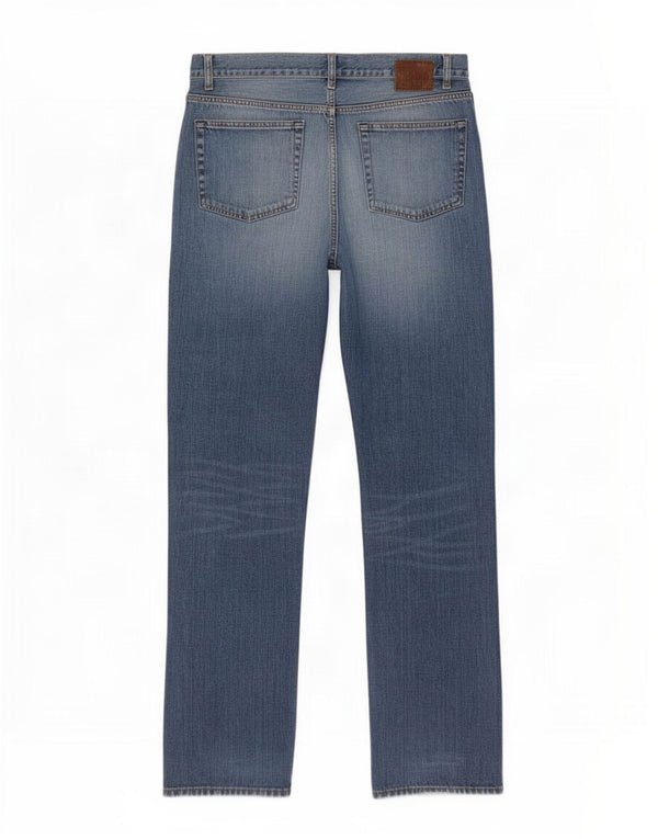 Gap Herren Easy Fit Straight Jeans W36 L36 Blaue Baumwolle