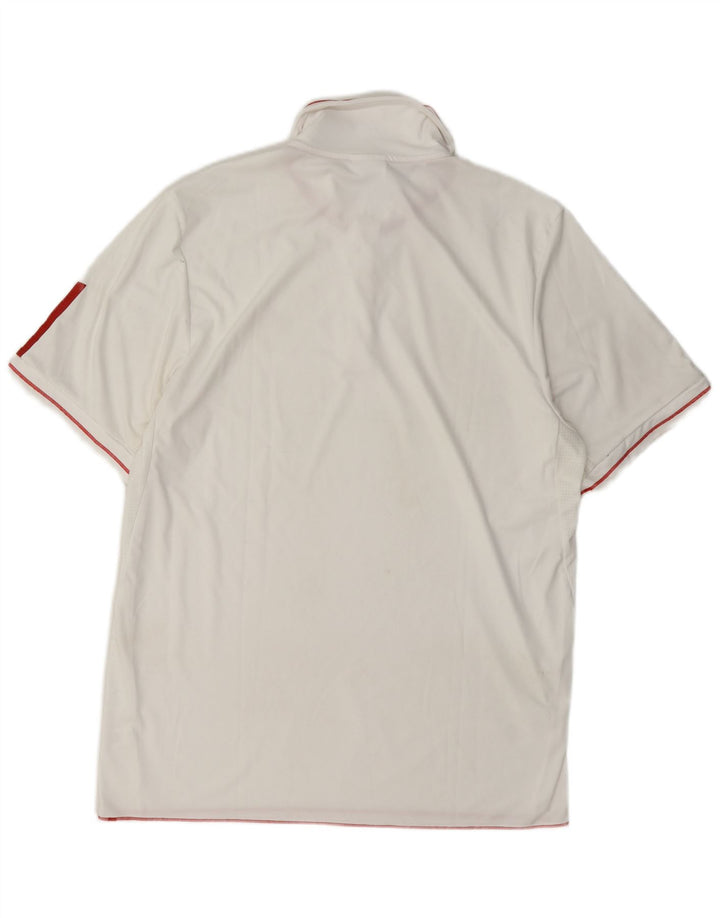 Adidas Herren Poloshirt Medium Weiß Polyester