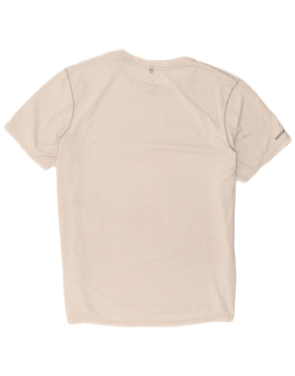 Nike Herren Dri Fit Graphic T-Shirt Top XL Weiß Polyester
